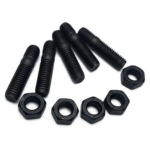 ISR OE Replacement Nissan SR20DET Turbo Outlet Stud and Nut Combo (Set of 5 Studs, 5 Nuts)