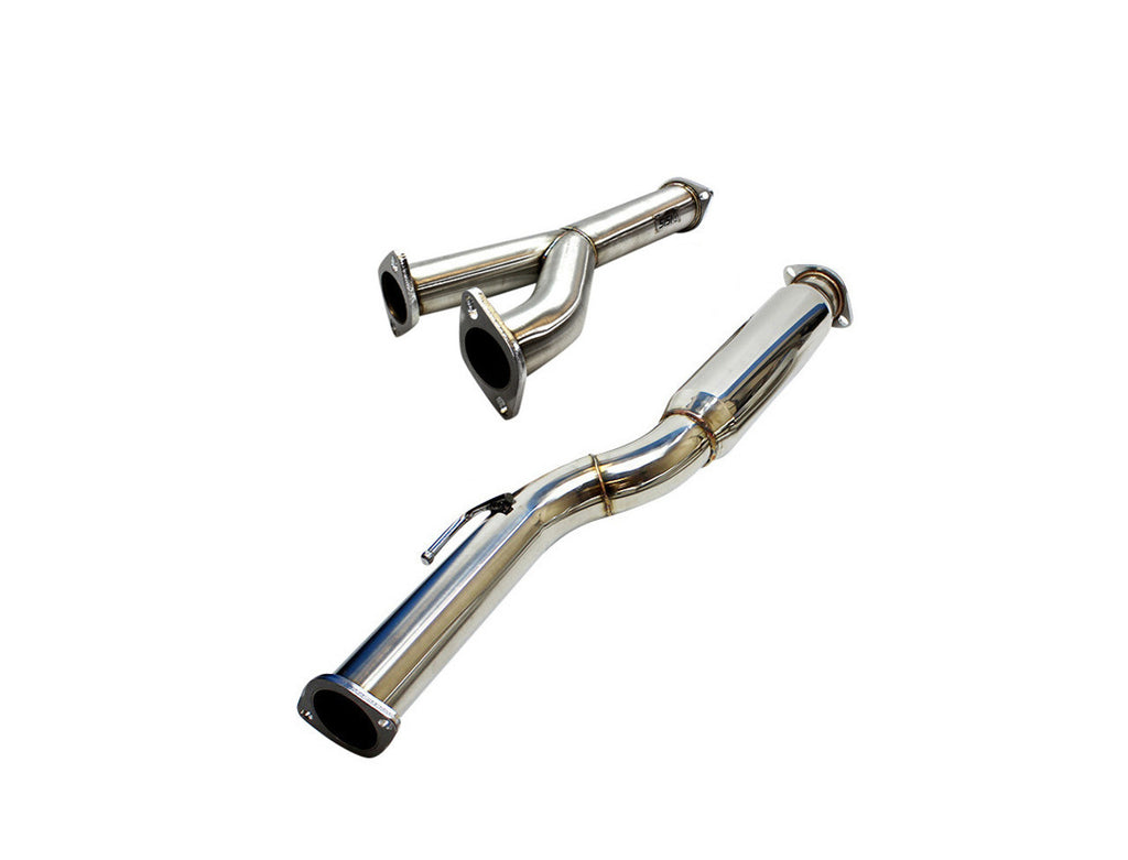 ISR Performance GT Single Exhaust - Hyundai Genesis Coupe 3.8 - Burnt Tips