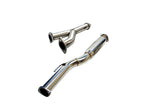 ISR Performance GT Single Exhaust - Hyundai Genesis Coupe 3.8 - Burnt Tips