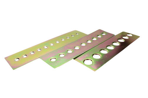 ISR Performance Universal Steel Gusset Dimple Plates - 20mm Holes