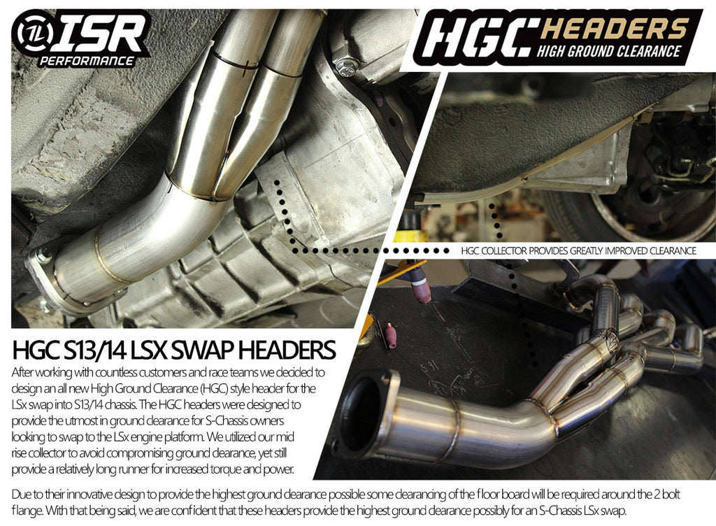 ISR Performance HGC LS Swap Header - Nissan 240sx 89-98 - 1 3/4"