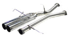 ISR Performance Straight Dual 3" Tip Exhaust - Nissan 240sx 95-98