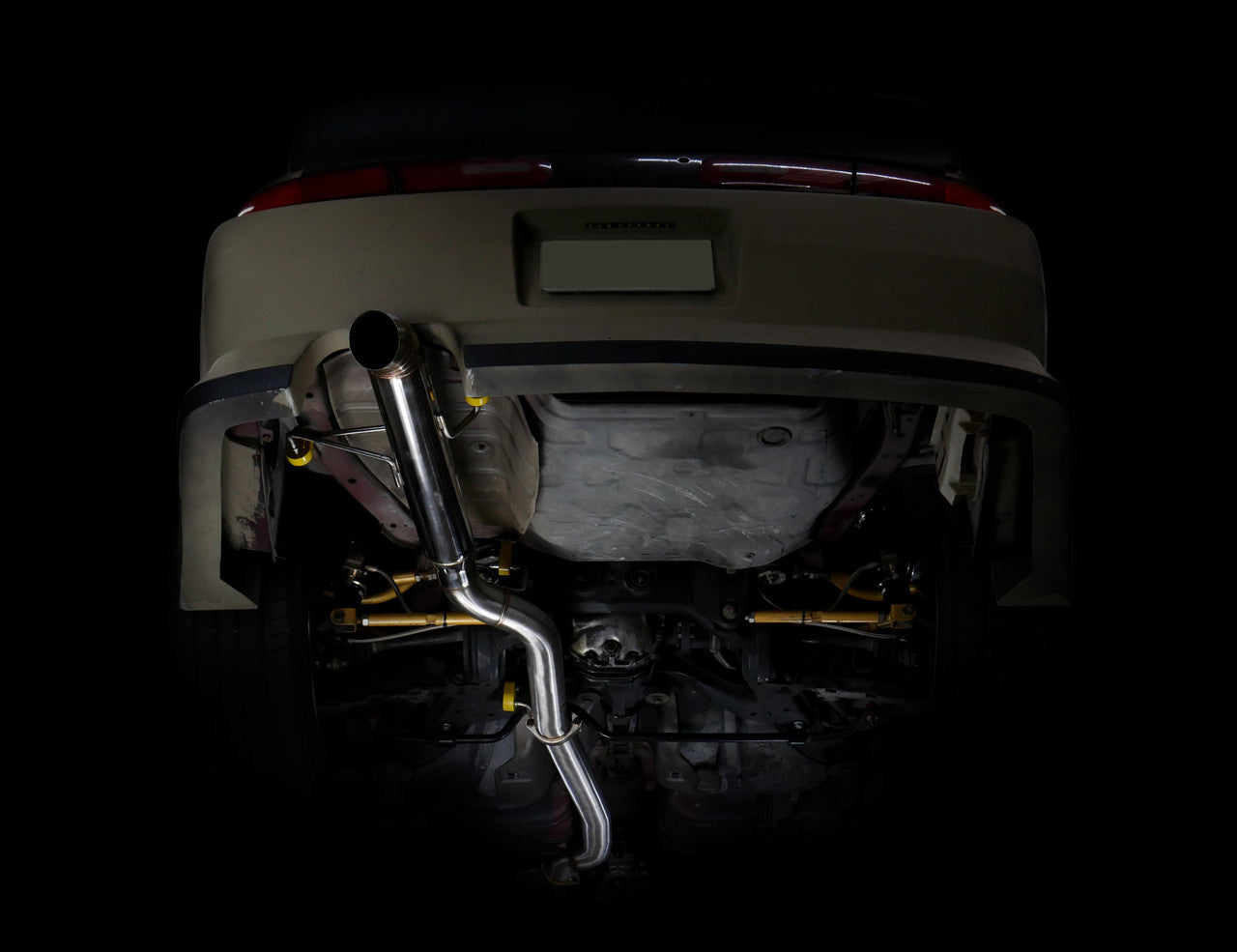 ISR Performance Series II EP Single Tip Blast Pipe Exhaust System -Non Resonated- Nissan 240sx 95-98 (S14)