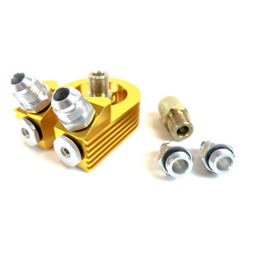 ISR Performance Oil Sandwich Adapter - Angled
