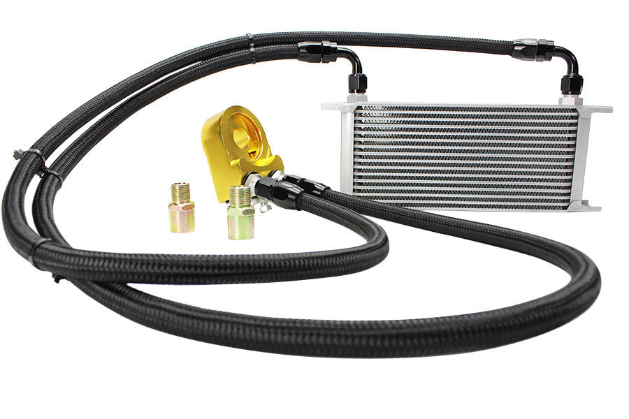 ISR Performance V2 Oil Sandwich Plate + -10AN Oil Cooler Kit - Nissan 240sx