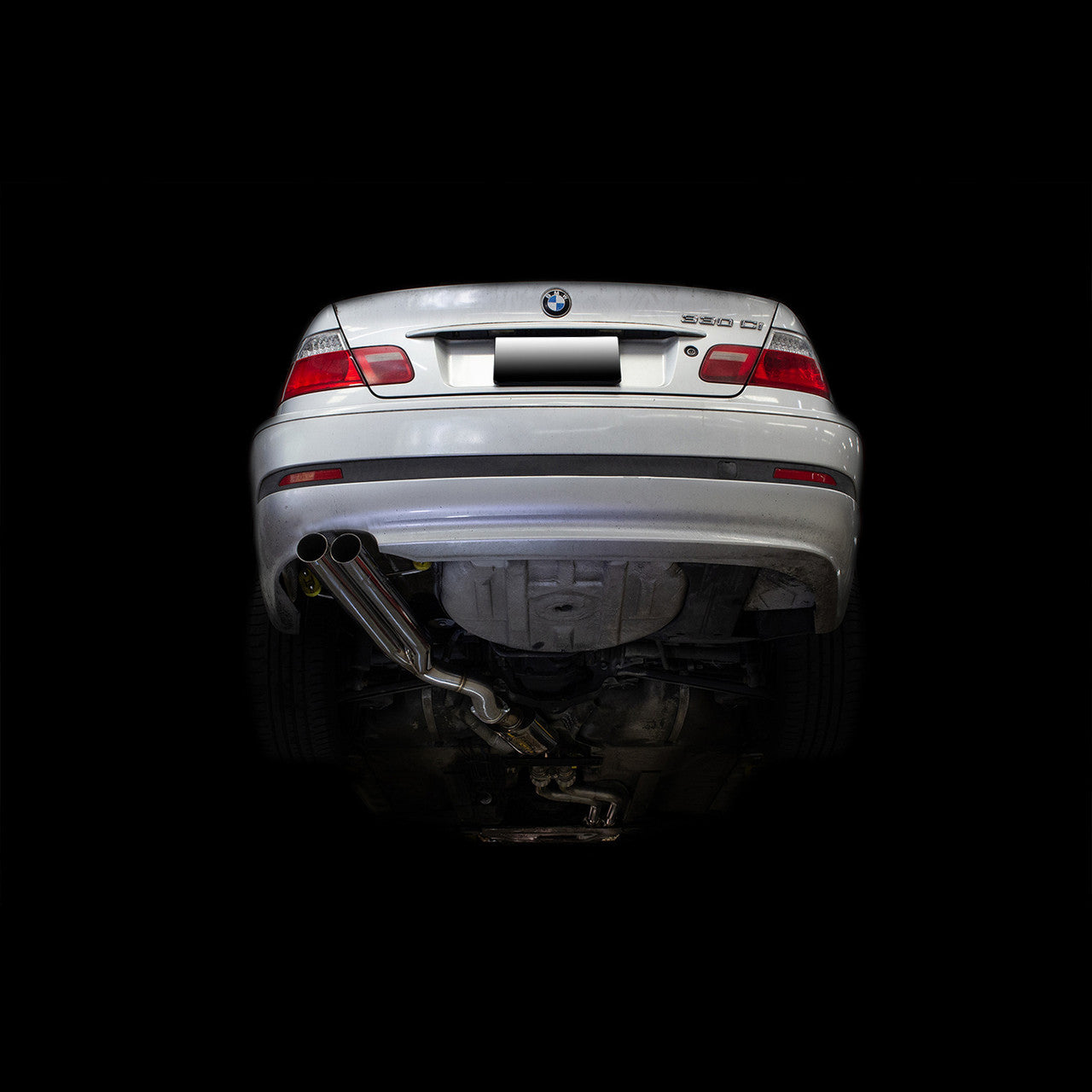 ISR Performance Series II - EP Dual Rear Section Only - BMW E46